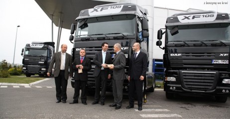 Firma Charter odbiera DAFy XF105